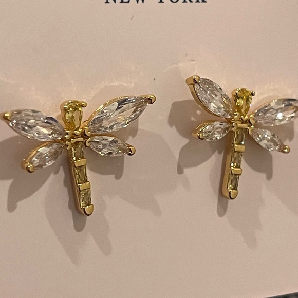 Kate spade ♠️ crystal butterfly stud earrings - Picture 4 of 6